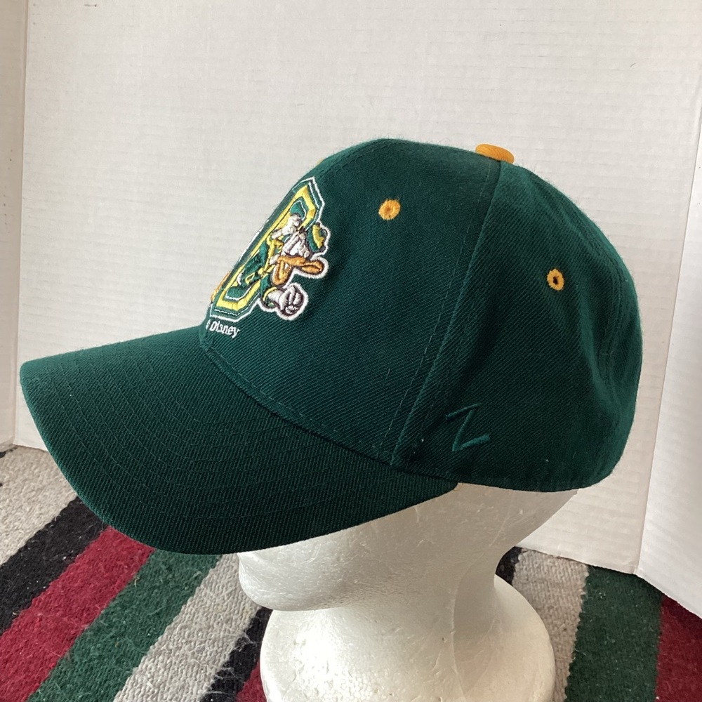 Zephyr Oregon ducks Fitted Hat Size 7 1/8 vintage retro Donald Duck - Picture 2 of 10